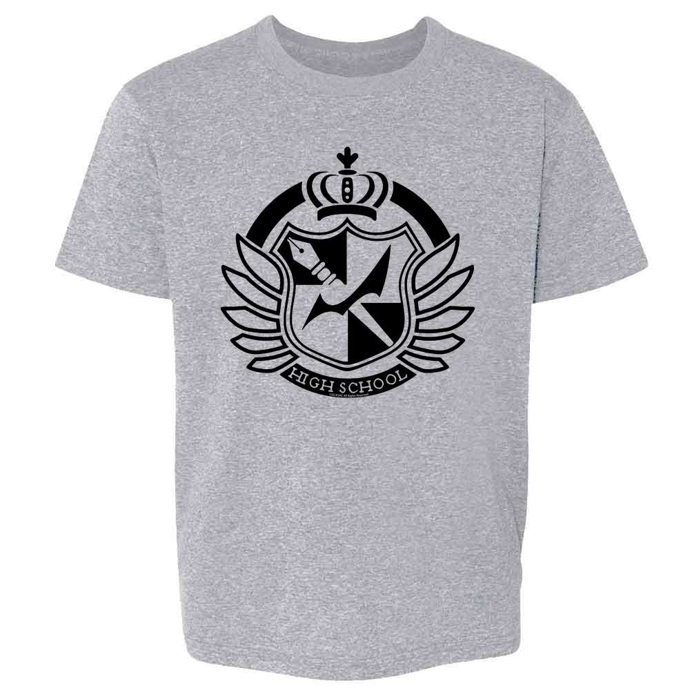 Dangan | Ronpa High School Crest Anime Shirt Kids & Youth Tee