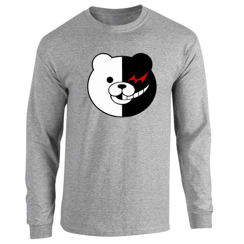 Dangan | Ronpa Monokuma Face Anime Shirt Long Sleeve