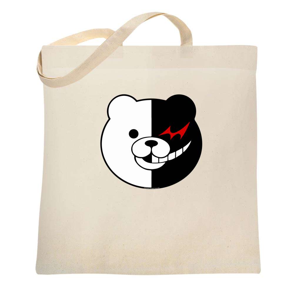 Dangan | Ronpa Monokuma Face Anime Shirt Tote Bag
