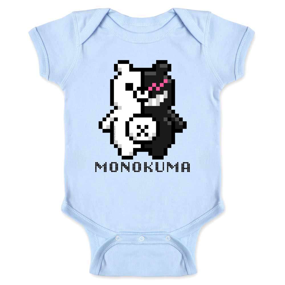 Dangan | Ronpa Monokuma 8bit Anime Shirt Baby Bodysuit