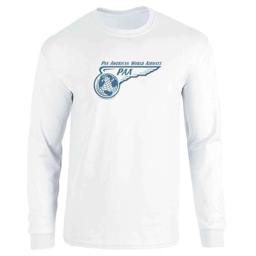 Pan American Retro Logo Shirt Long Sleeve