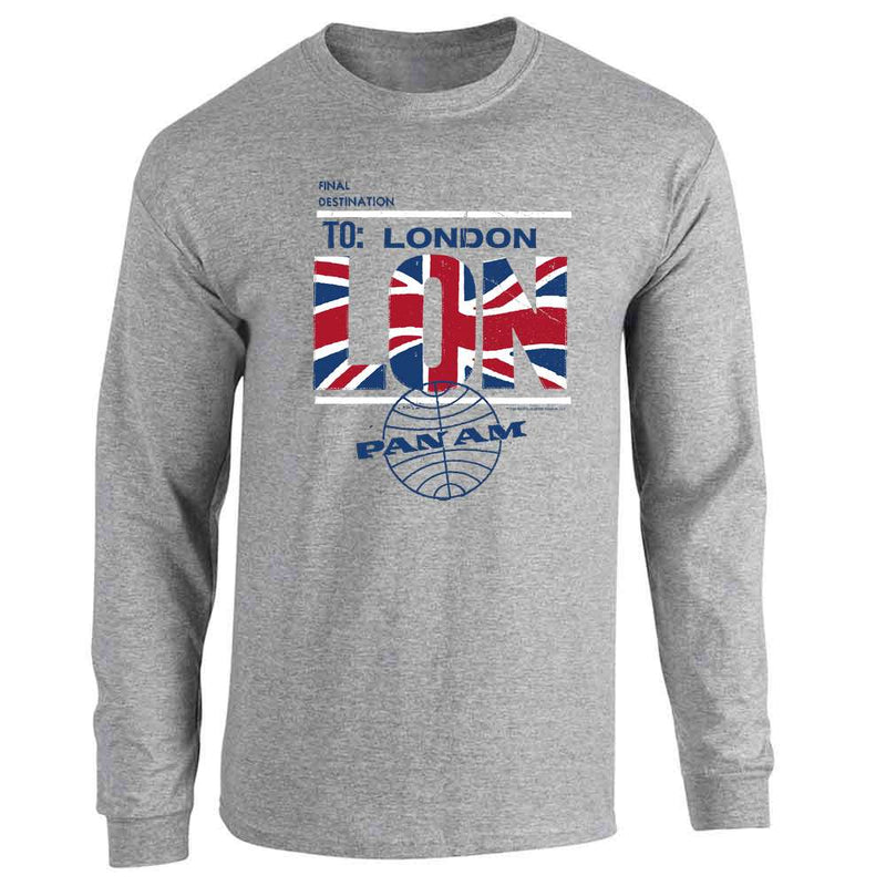 Pan Am London Travel Shirt Long Sleeve
