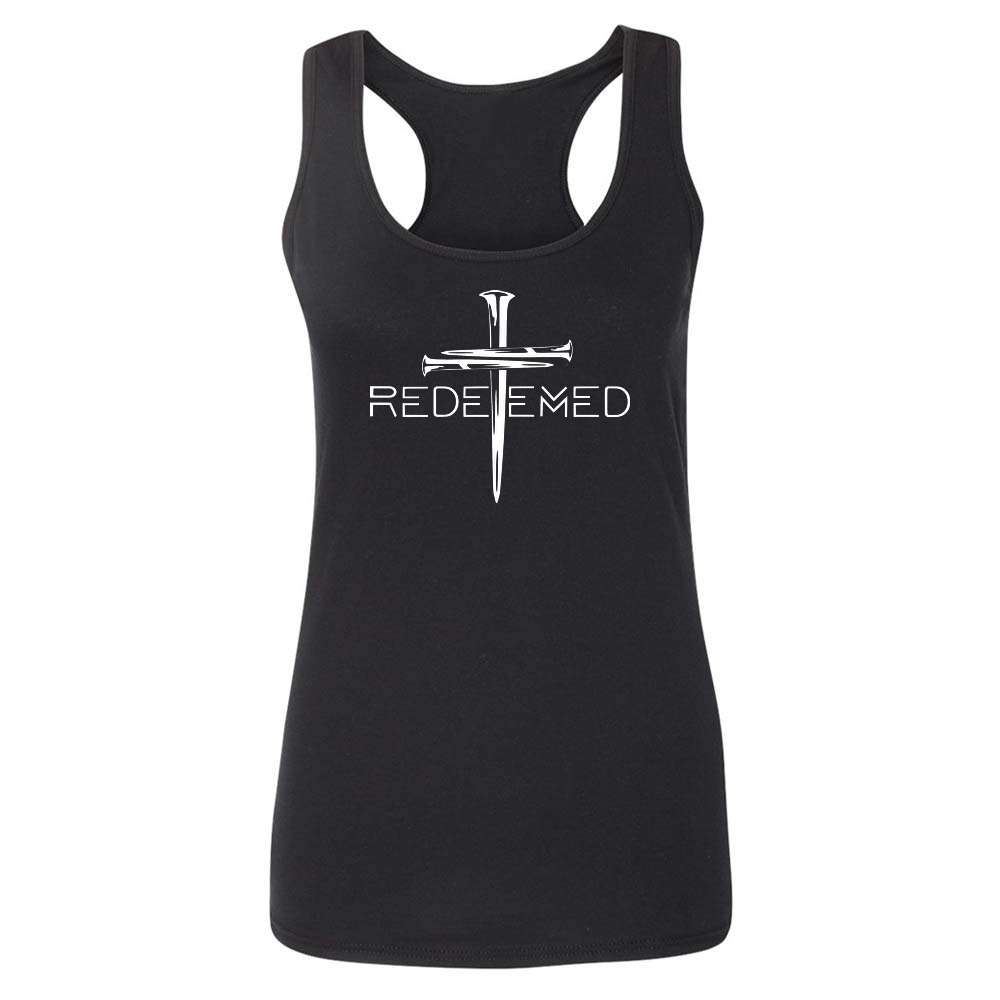 Redeemed Cross Nails Christian Ephesians Womens Tee & Tank