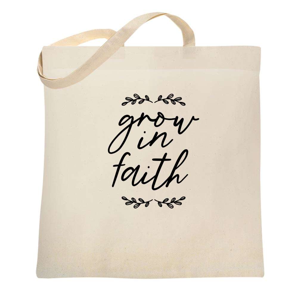 Grow In Faith John Christian Tote Bag