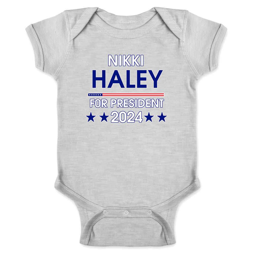 Nikki Haley 2024 President Campaign Baby Bodysuit