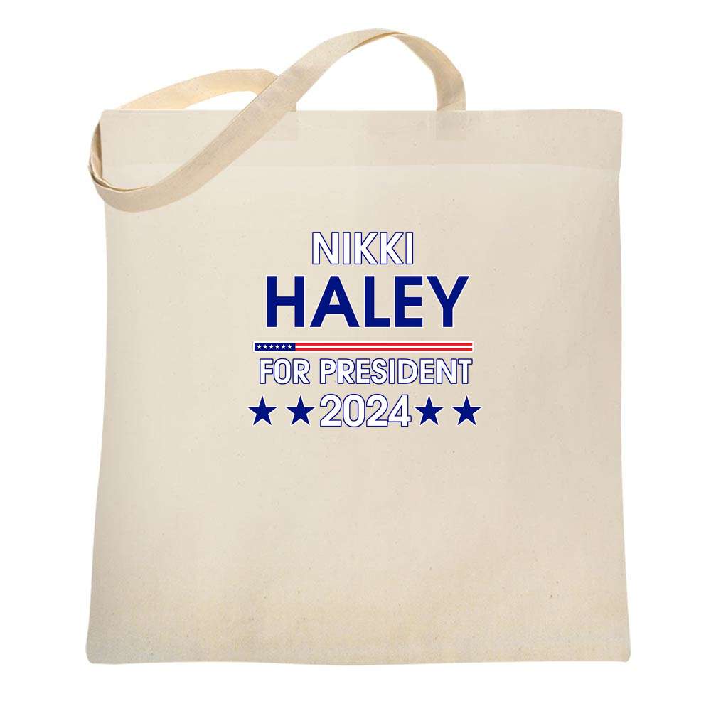 Nikki Haley 2024 President Campaign Tote Bag