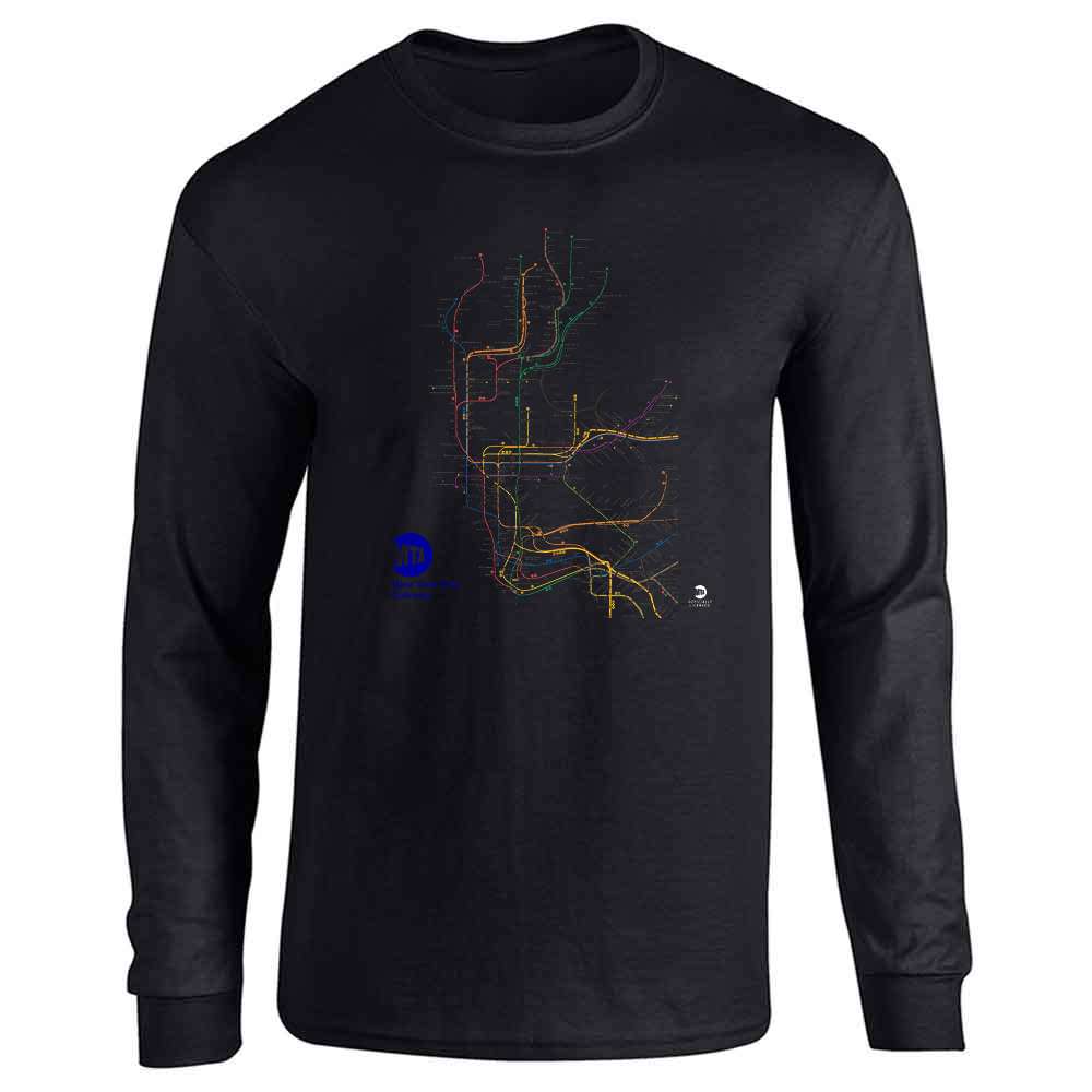 MTA NYC Subway Map Lines Long Sleeve