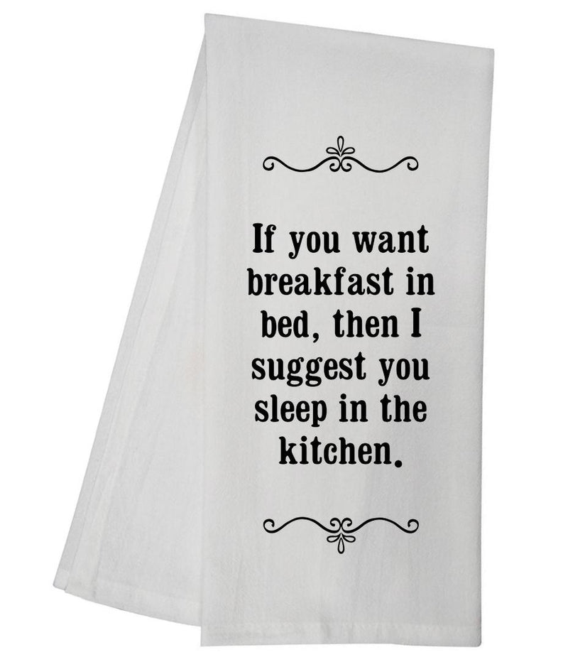 Breakfast In Bed Tea Towel GGTT51