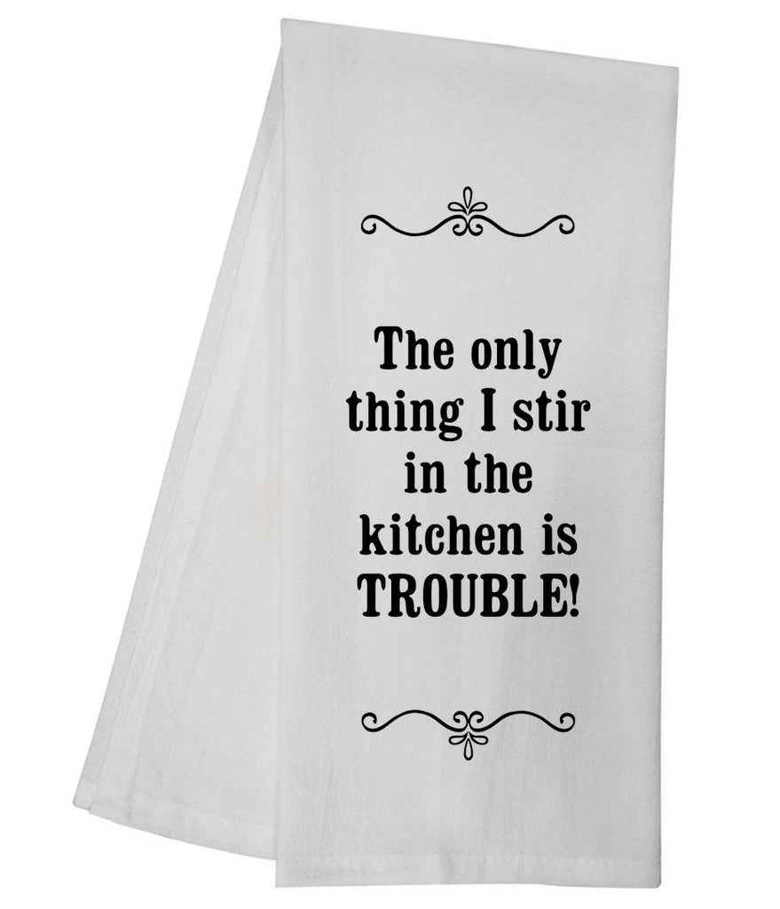 Kitchen Trouble Tea Towel GGTT61