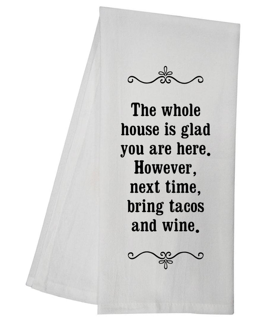 Tacos and Wine Tea Towel GGTT83