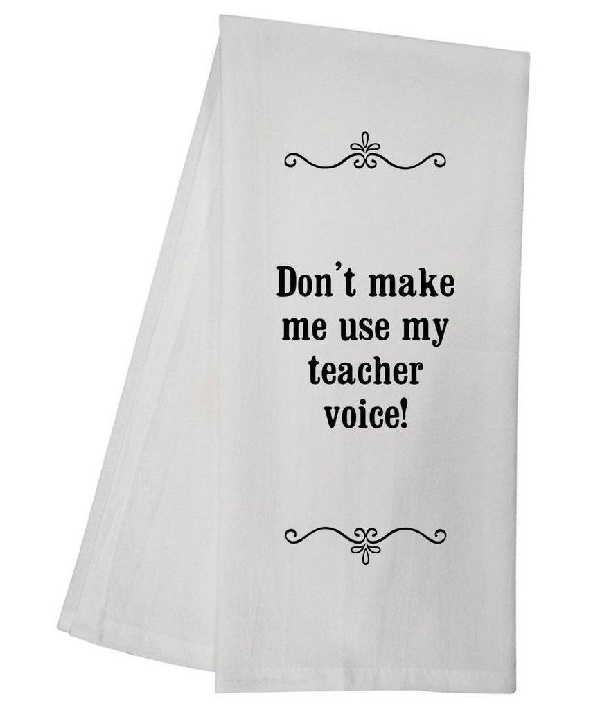 Teacher Voice Tea Towel GGTT182 / SMILET31