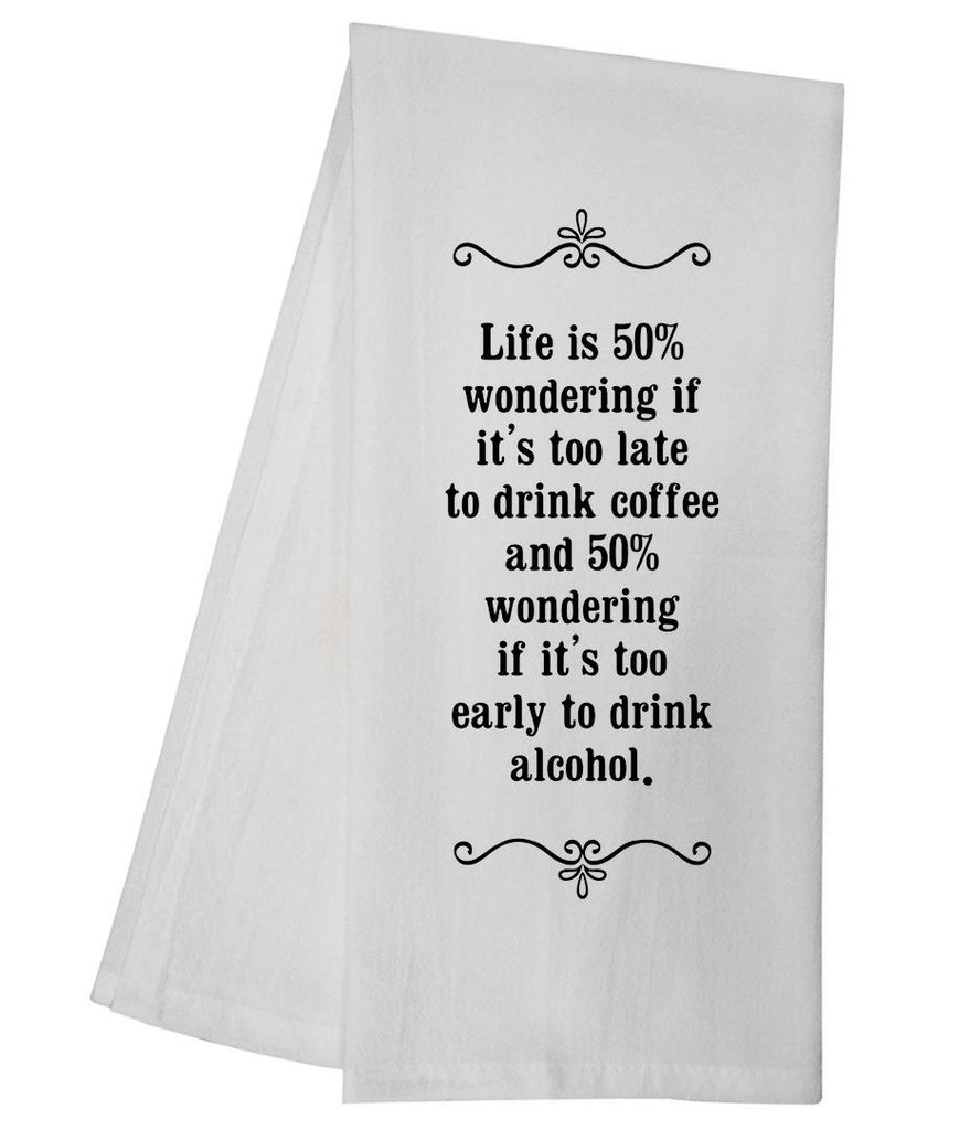 50 Percent Tea Towel GGTT187 / SMILET36