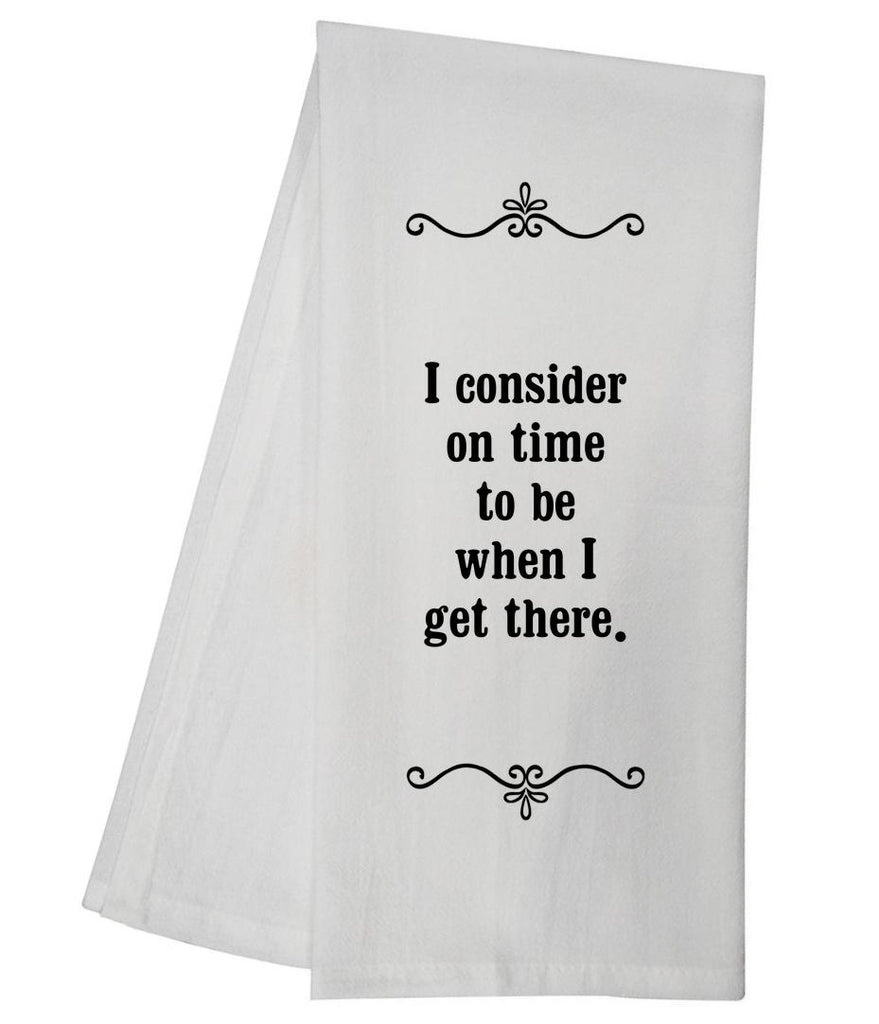 On Time Tea Towel GGTT307 / SFT0122