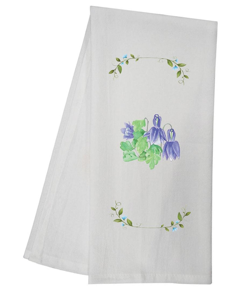 Lilac Drops Tea Towel CWTT09