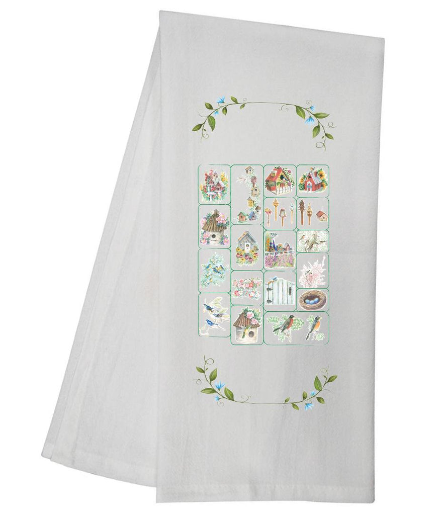 Birdhouse Fun Tea Towel CWTT24