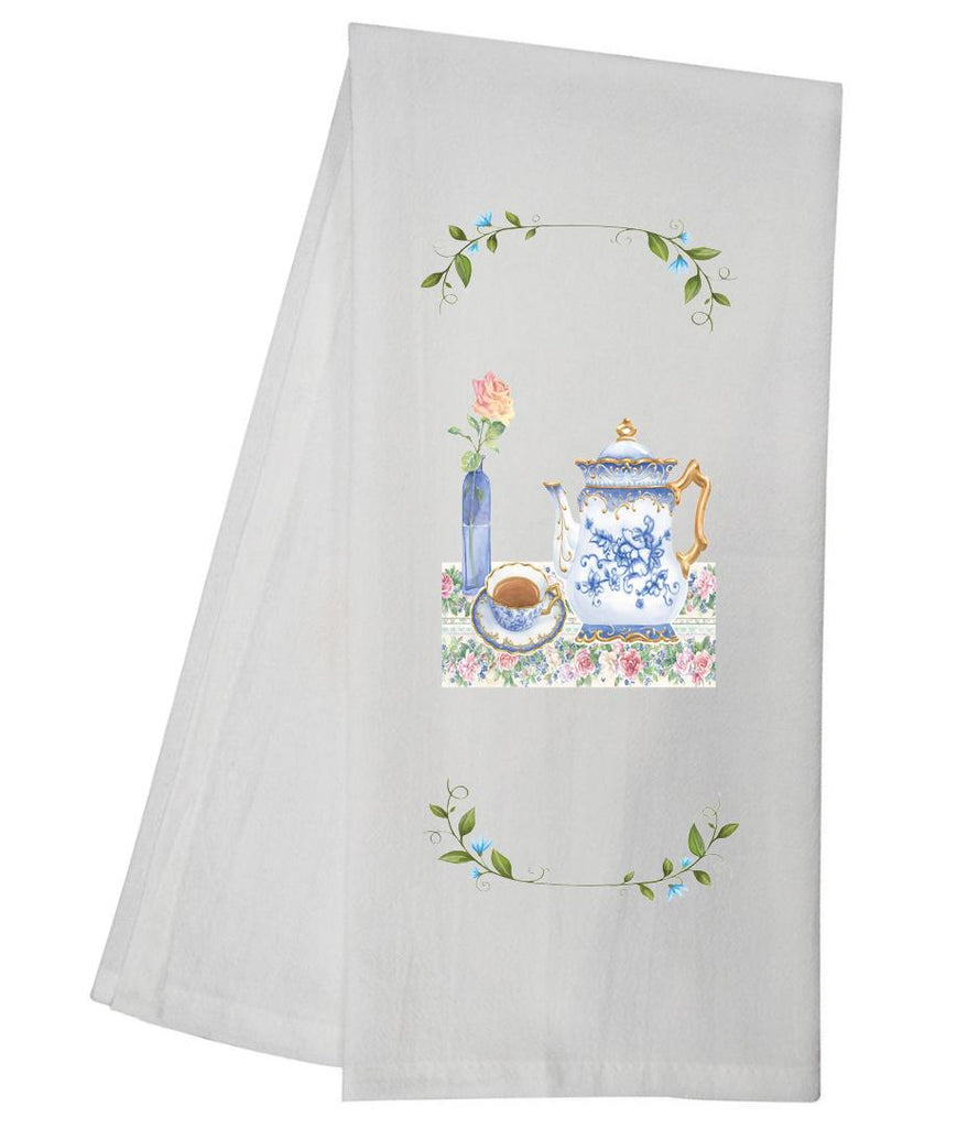 Blue Rose Tea Tea Towel CWTT26