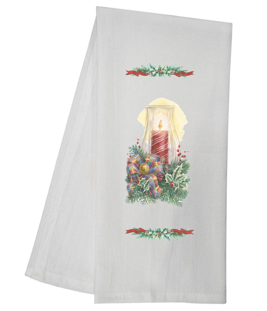 Golden Candle Tea Towel CWTT32