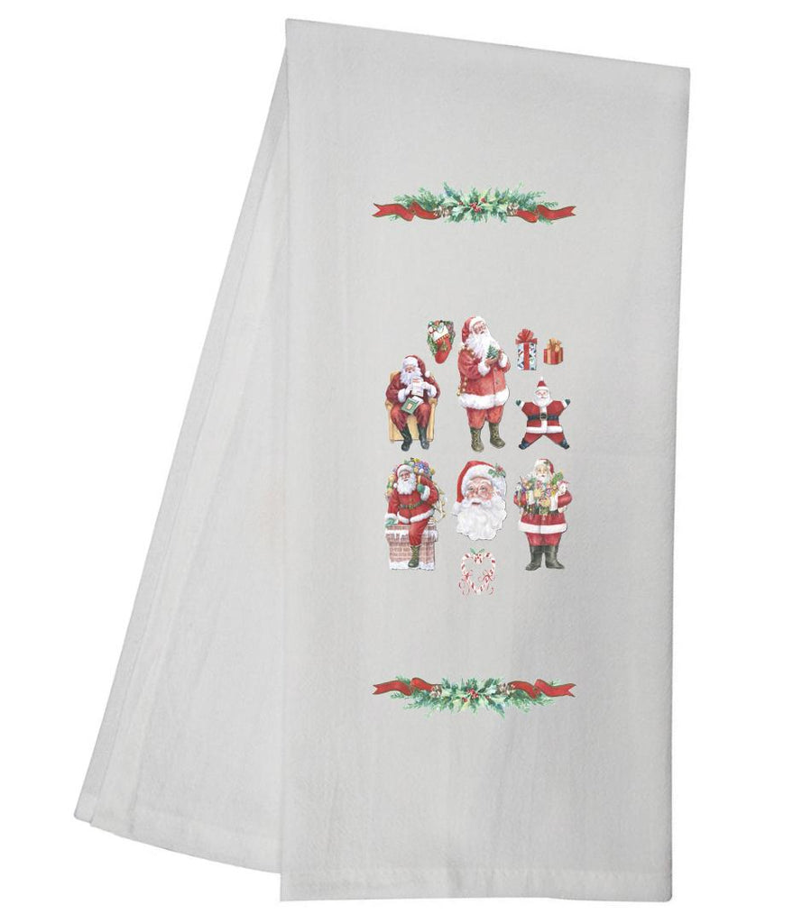 Santa Santa Santa Tea Towel CWTT33