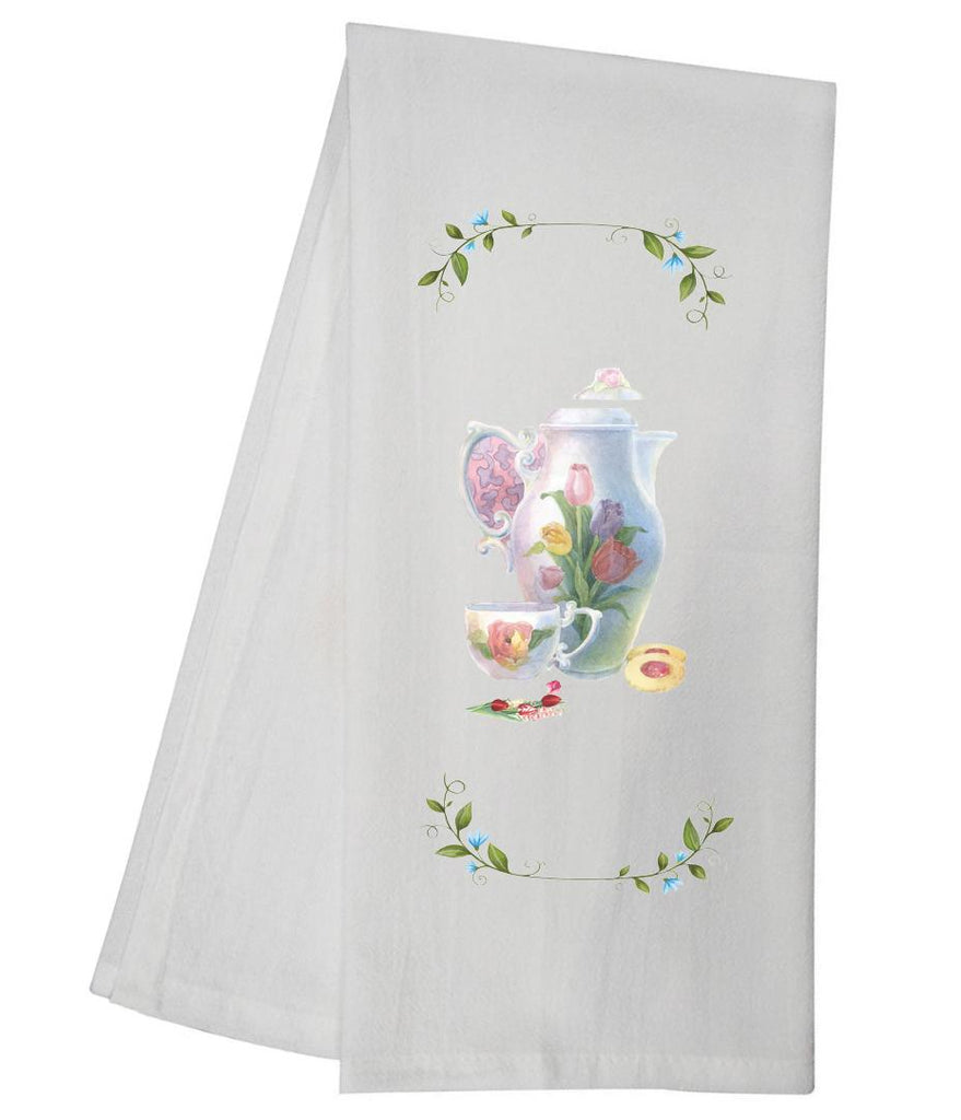 Tea And Tulips Tea Towel CWTT35