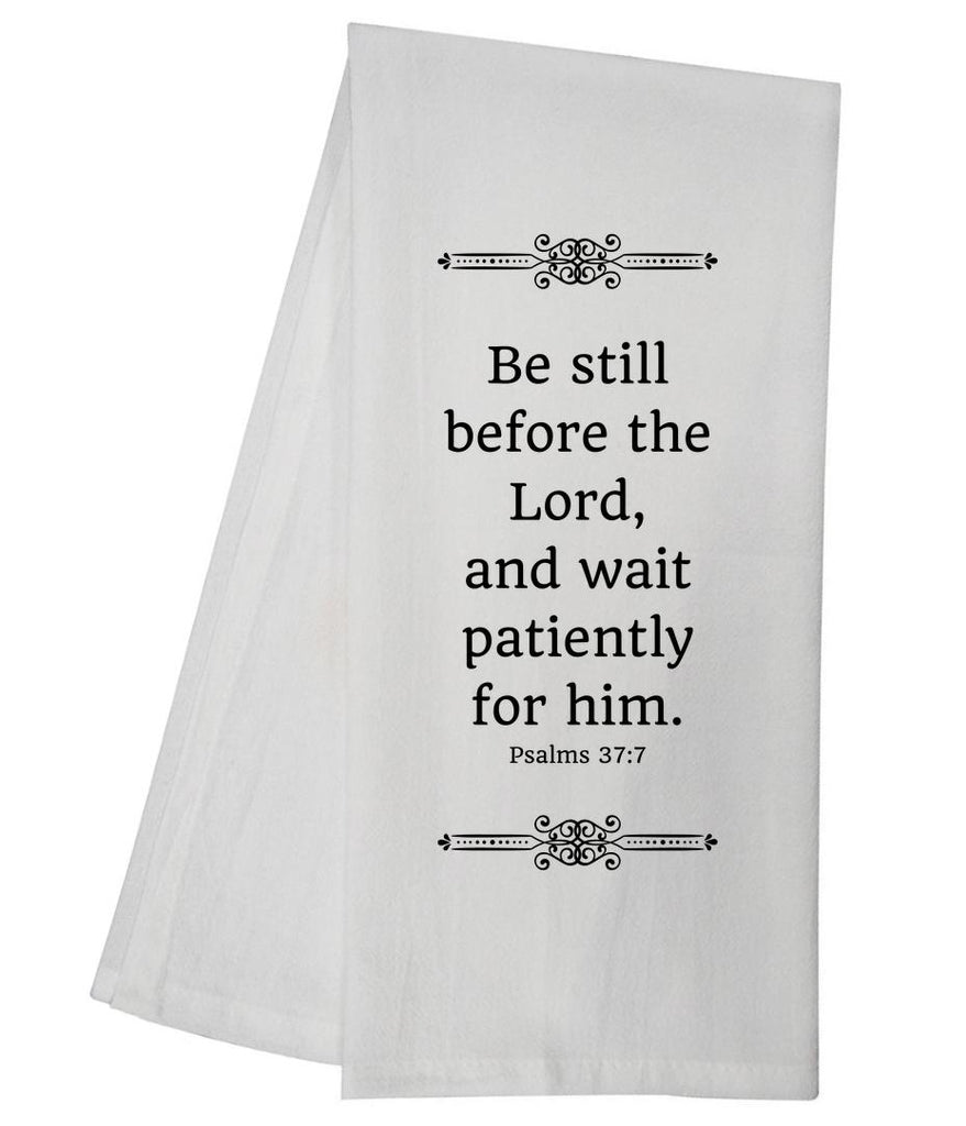 Psalms 37:7 Tea Towel GGTT253