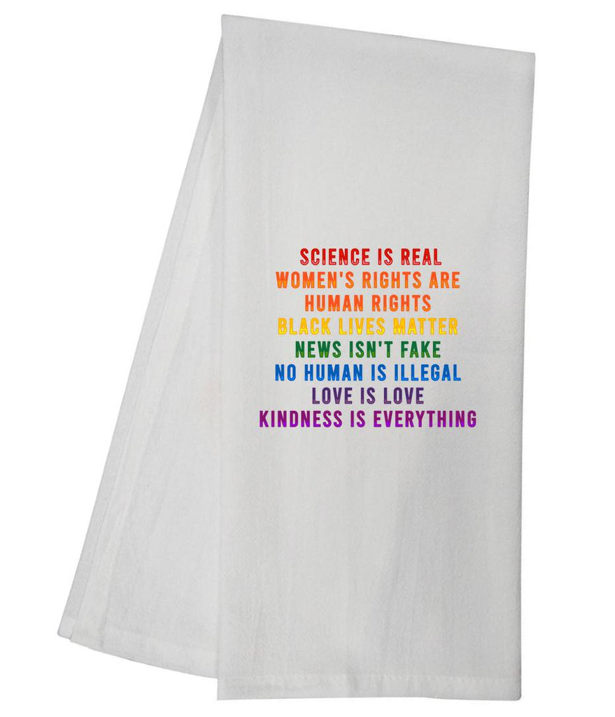 Rainbow Facts Tea Towel GGTT225