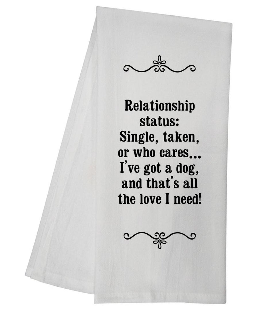 Relationship Status Tea Towel GGTT289 / SFT0059