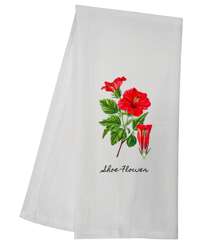 Shoe Flower Tea Towel GGTT342