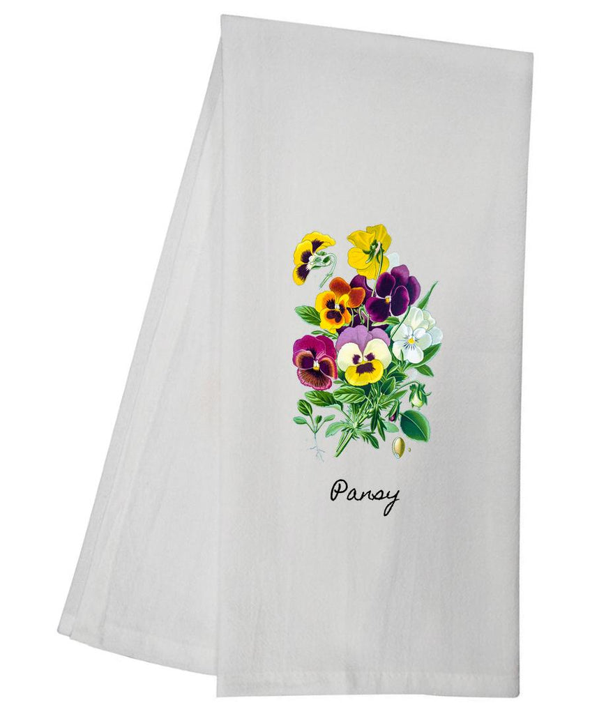 Pansy Tea Towel GGTT353