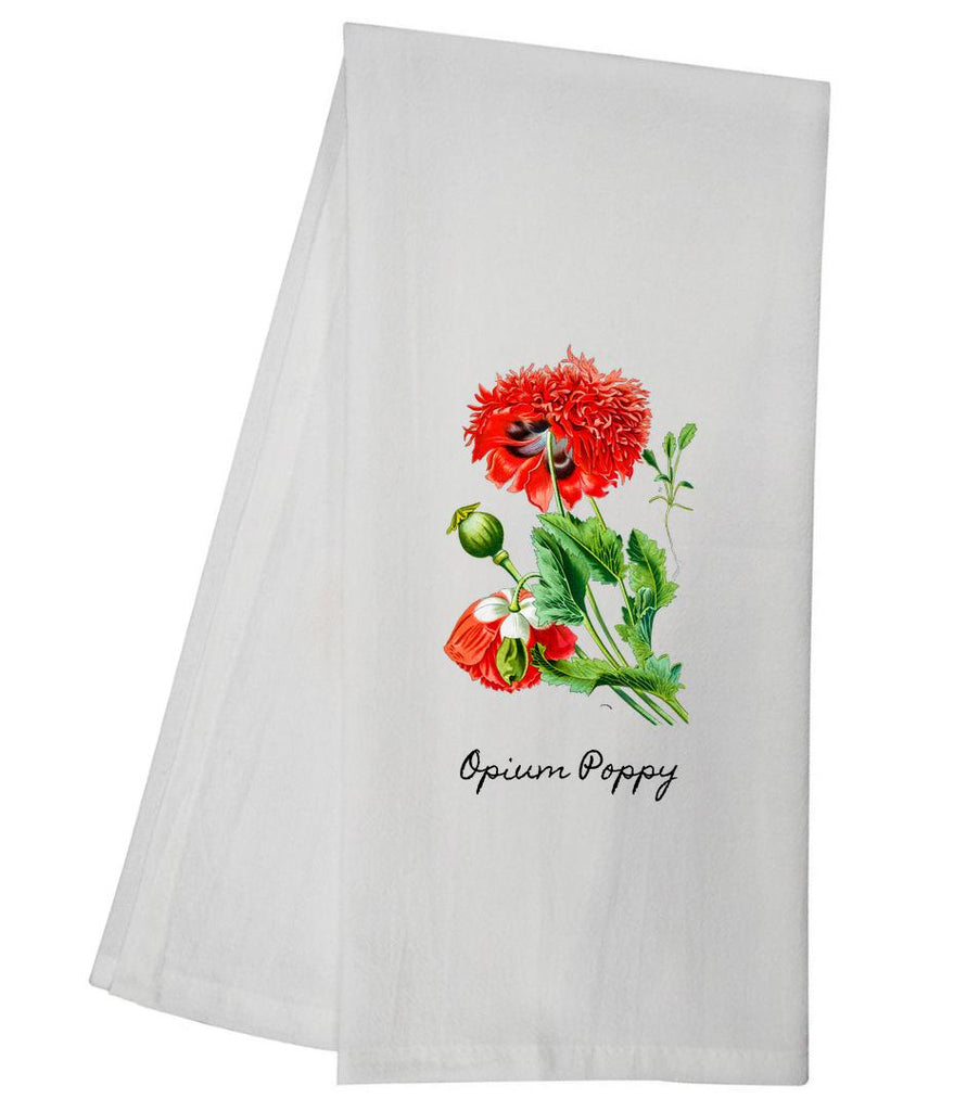 Opium Poppy Tea Towel GGTT355