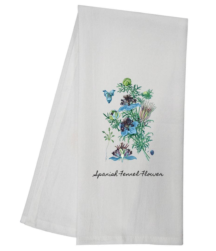 Spanish Fennel Flower Tea Towel GGTT356