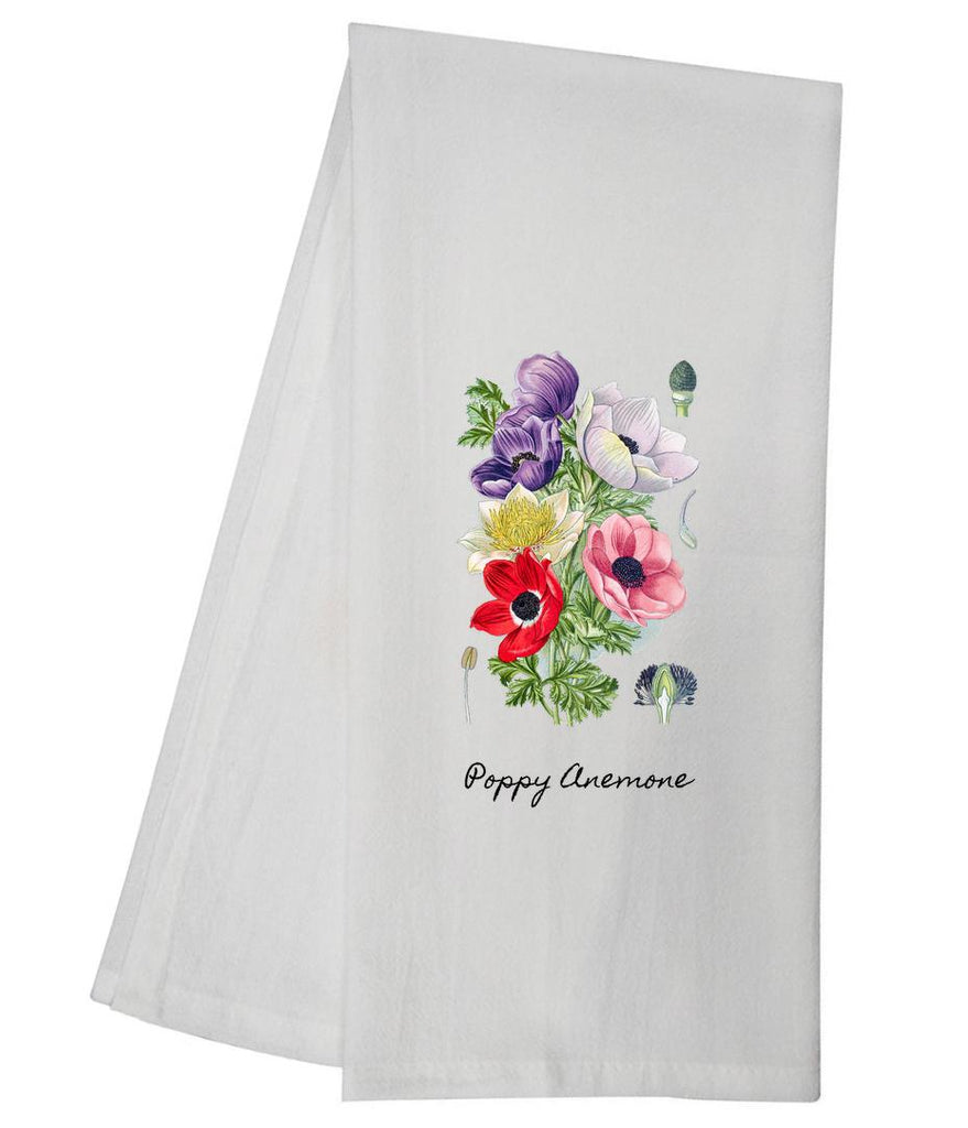 Poppy Anemone Tea Towel GGTT357