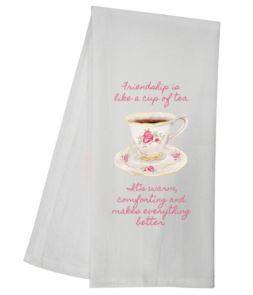 Friendship Cup Of Tea Tea Towel GGTT383