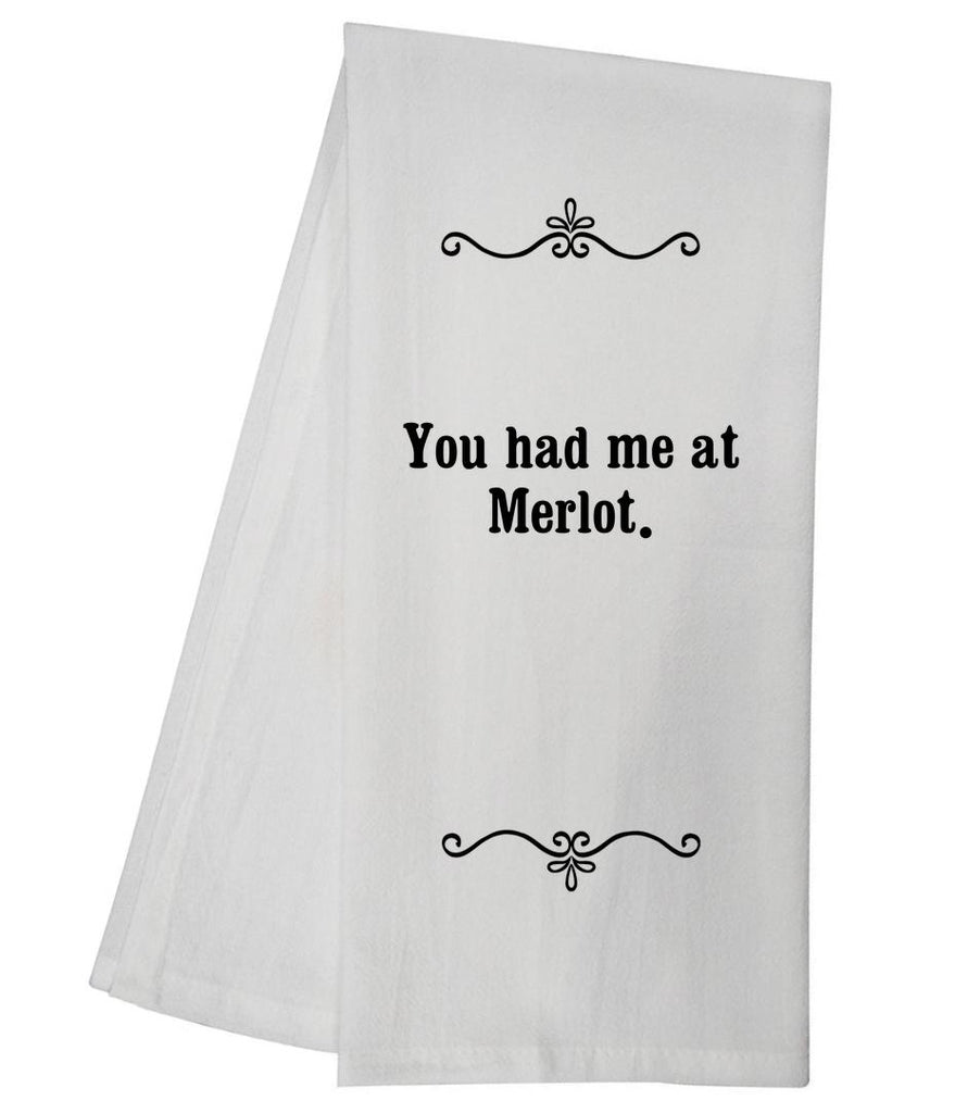 Me at Merlot Tea Towel GGTT274