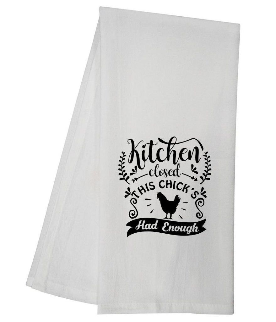 Kitchen Closed Tea Towel GGTT396