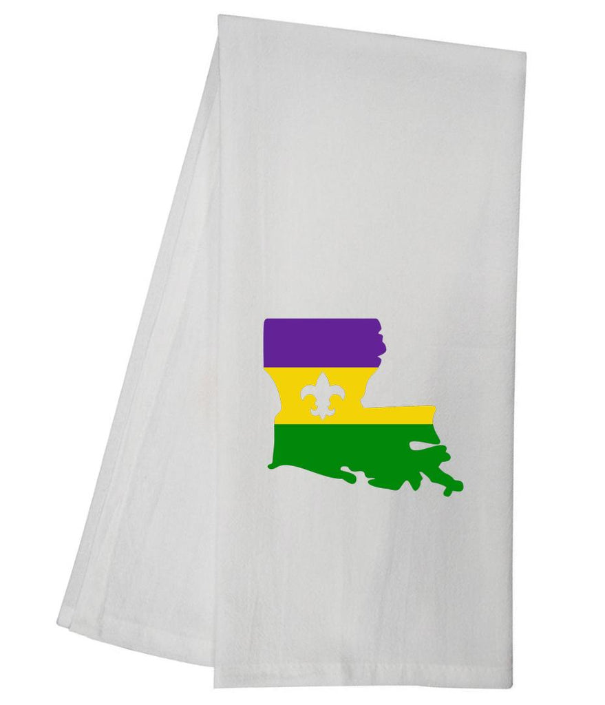 Louisiana Mardi Gras Tea Towel GGTT402