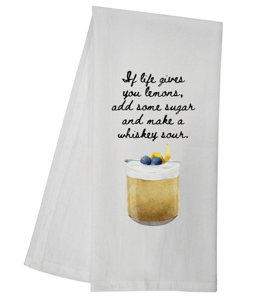 Life Lemons Whiskey Sour Tea Towel GGTT413