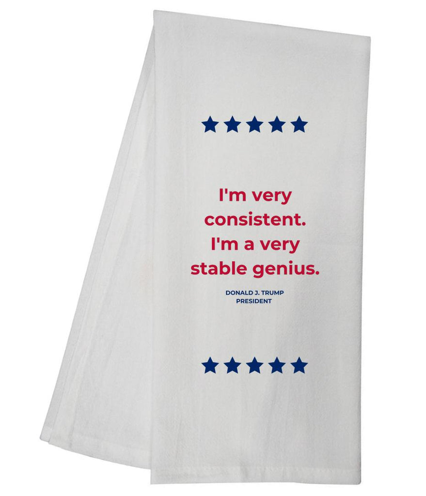 TRUMP Stable Genius Tea Towel GGTT446