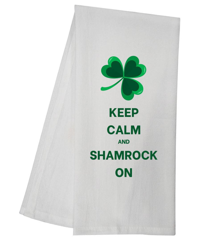 Keep Calm Shamrock Tea Towel GGTT451