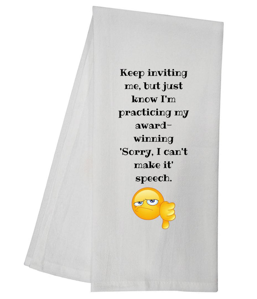 Keep Inviting Tea Towel GGTT514