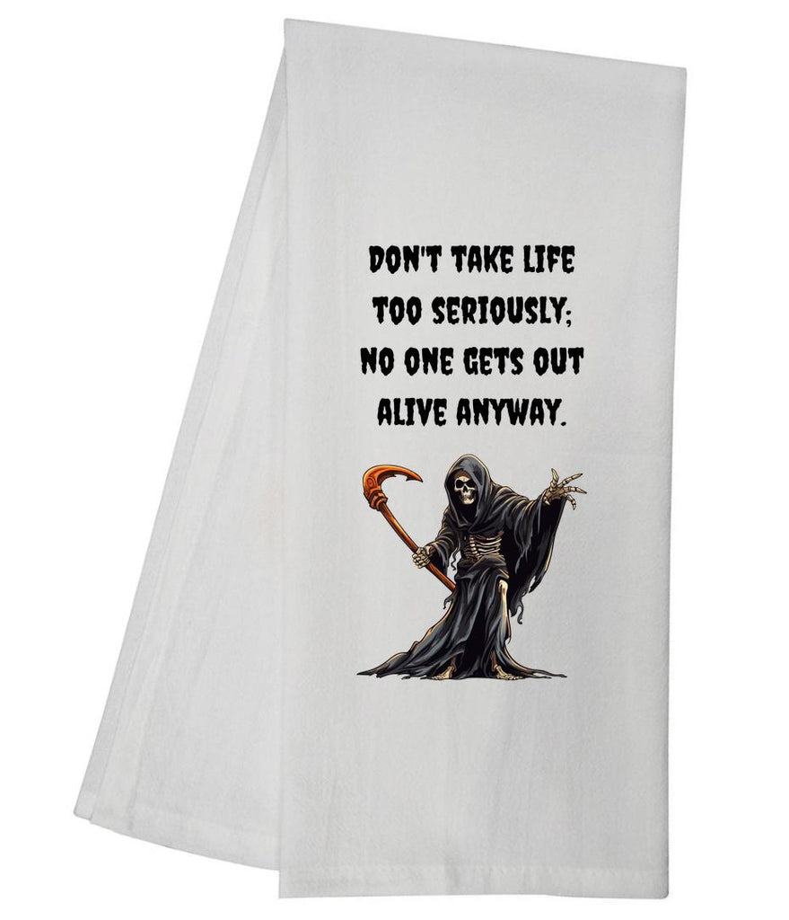 Get Out Alive Tea Towel GGTT517