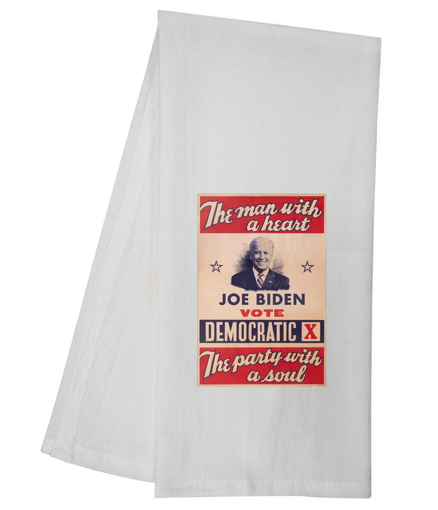 Biden Man With Heart Tea Towel GGTT527