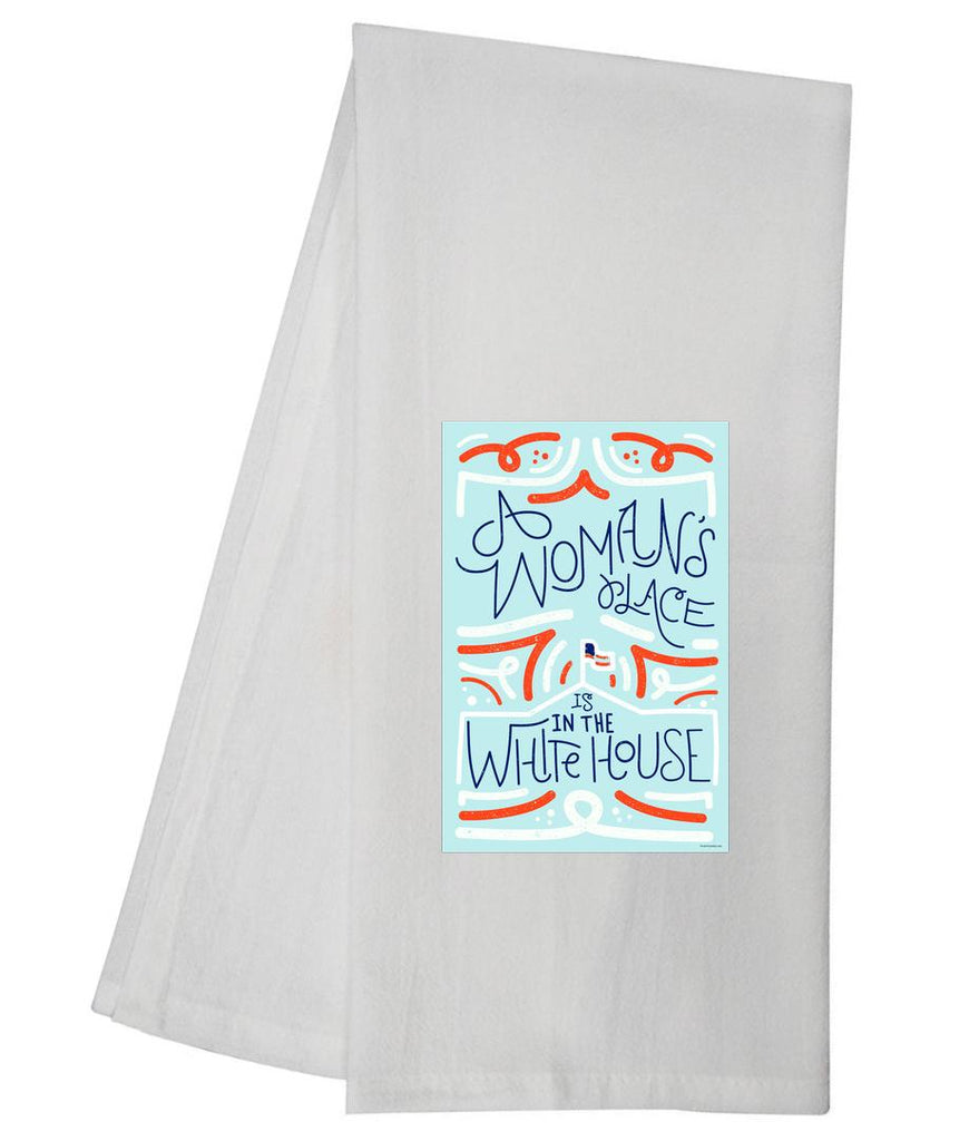 Womans Place White House Tea Towel GGTT532