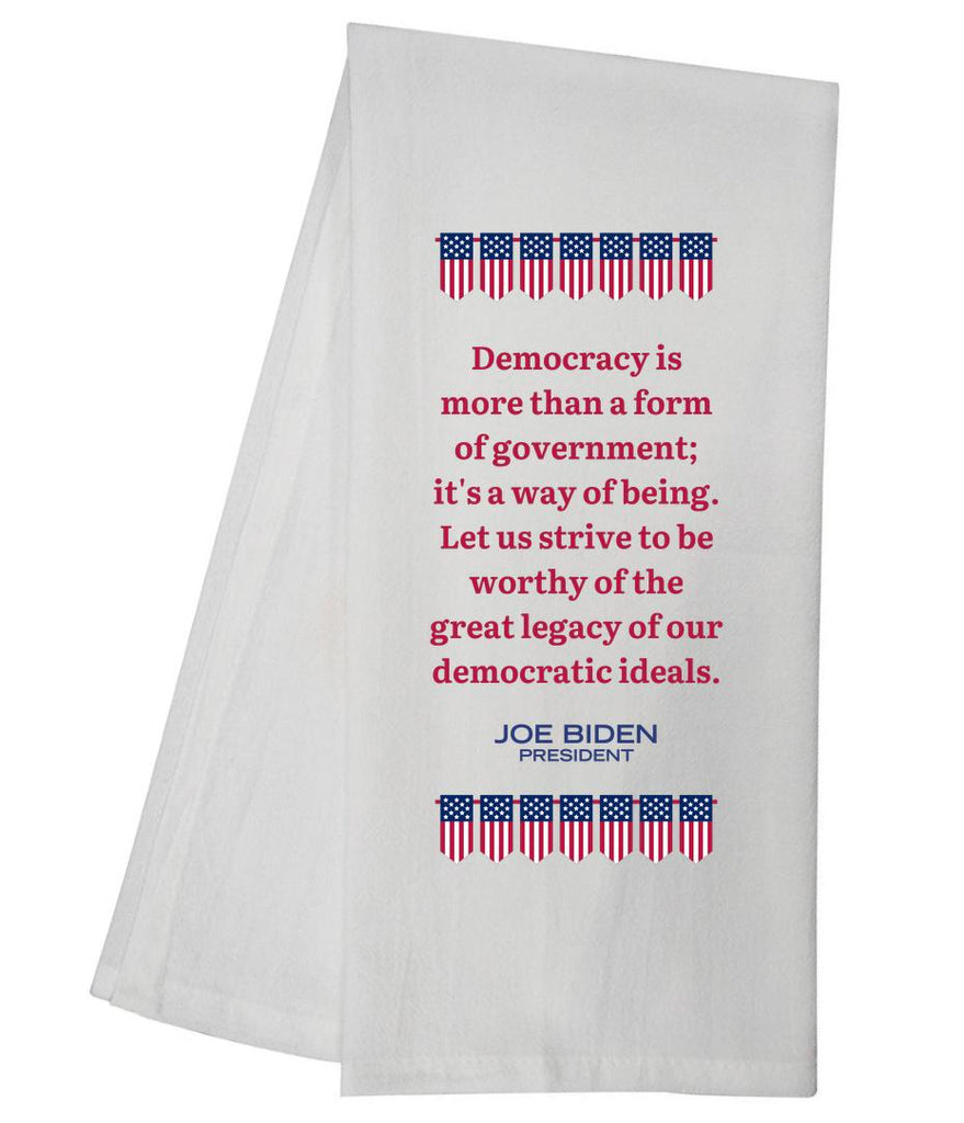 Biden Democracy Tea Towel GGTT537