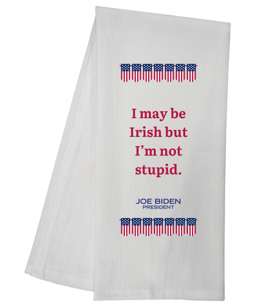 Biden Not Stupid Tea Towel GGTT541