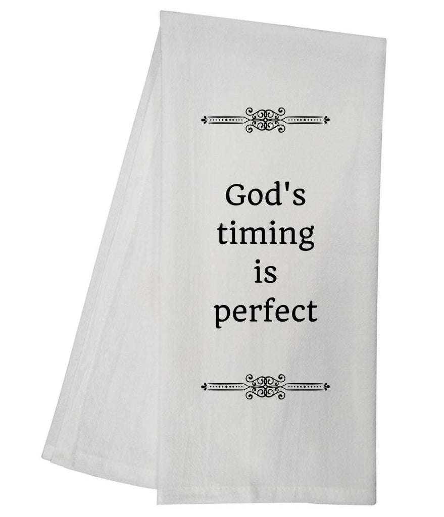 Gods Timing Tea Towel GGTT546