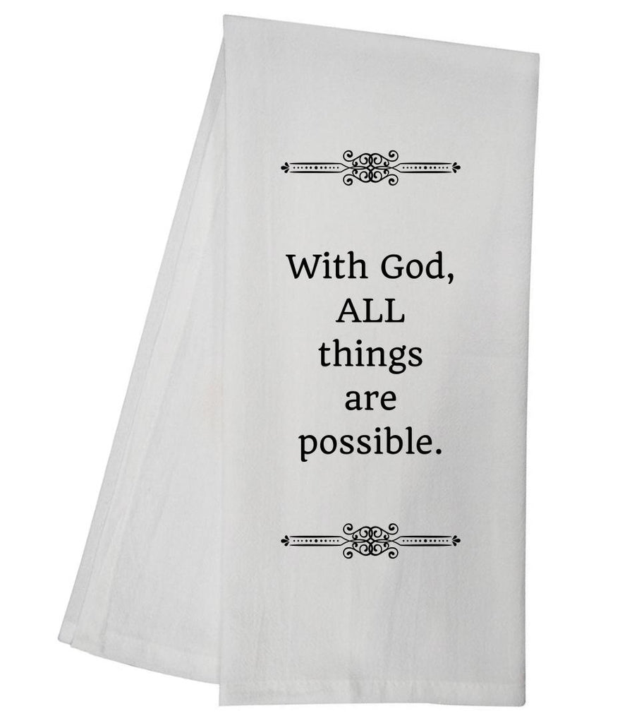 All Things Possible Tea Towel GGTT555