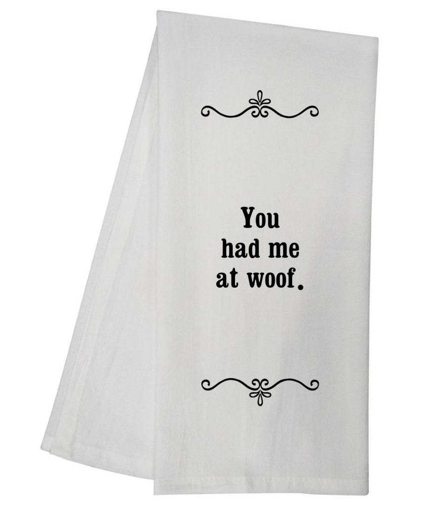 Woof Tea Towel GGTT626