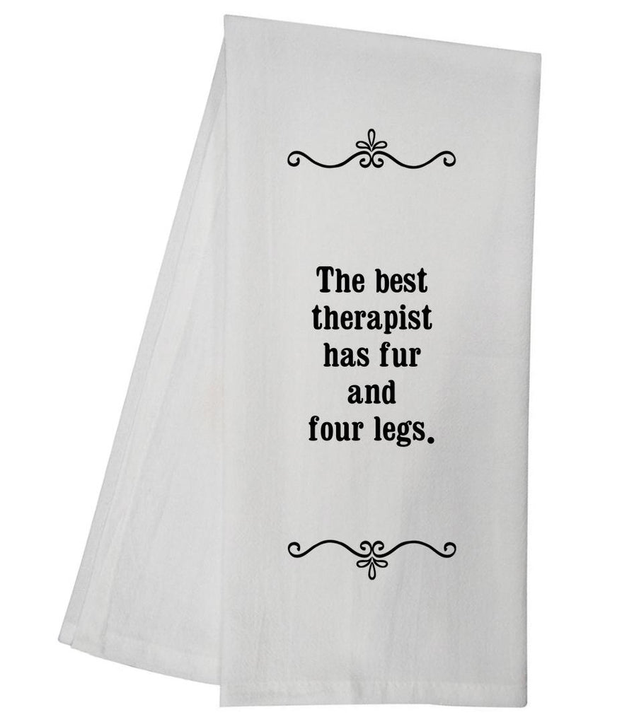 Four Leg Therapist Tea Towel GGTT631