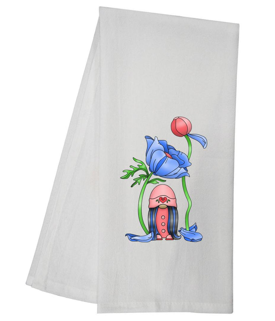 Floral Gnome Tea Towel GGTT665