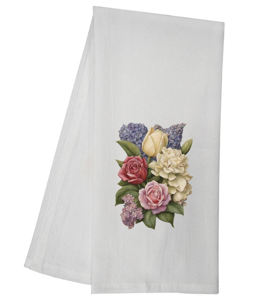 Hyacinth Roses and Tulips Tea Towel GGTT711